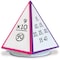 Sensational Classroom Spin + Write Pyramid Rotating 4-Sided Dry-Erase Board 626691 - alternate 2